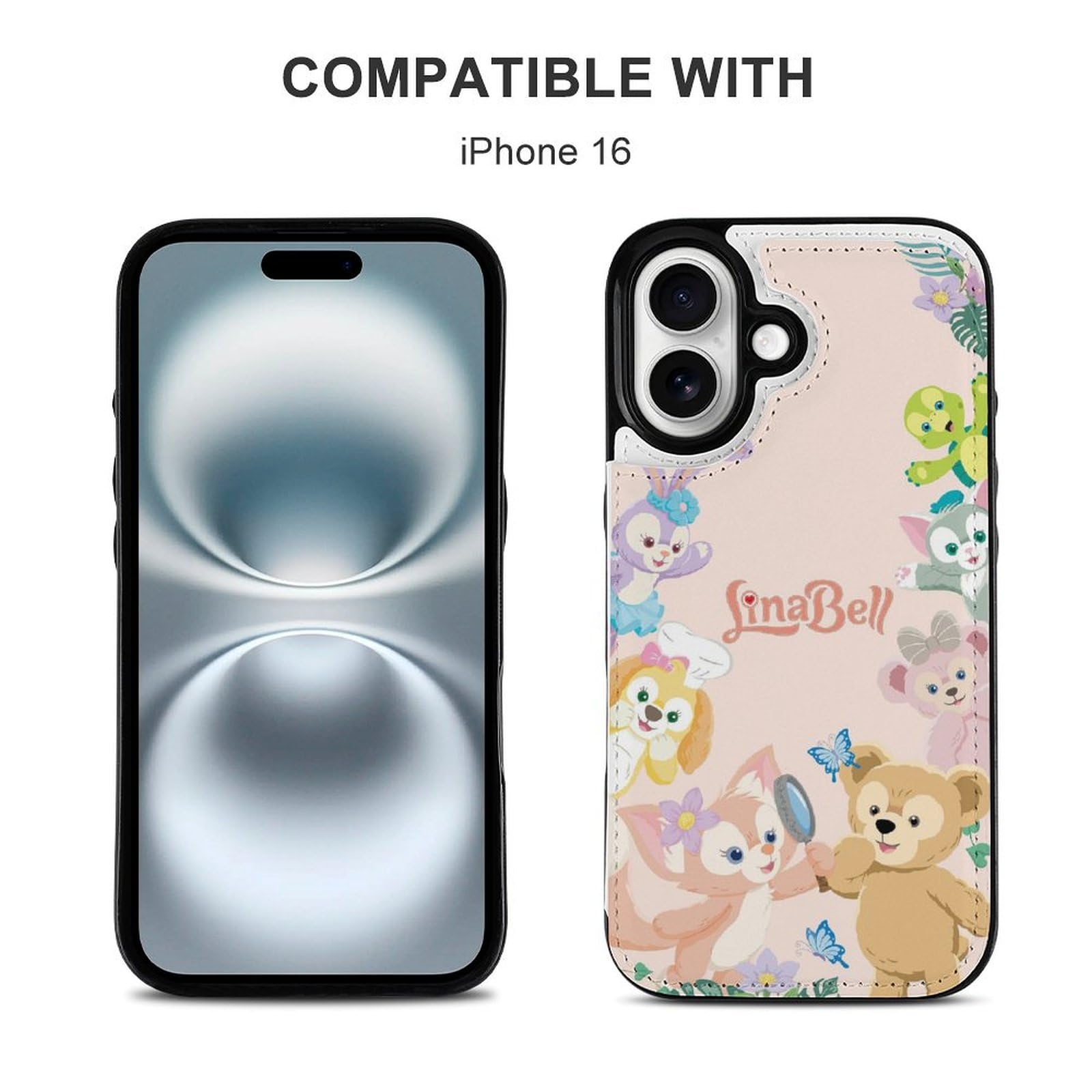 Amazon.co.jp: iPhone 16 ケース 手帳型 ダッフィーフレンズ アニメ 全